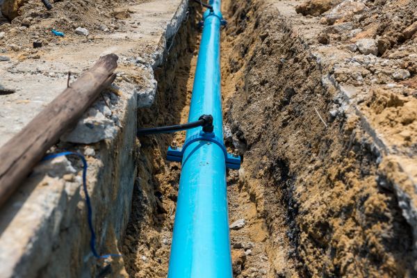 Water Main Installation in Queen Creek